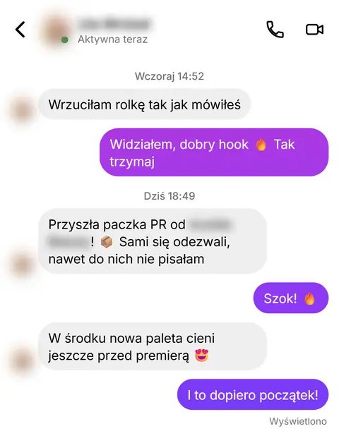 Rozmowa z klientką nr 6