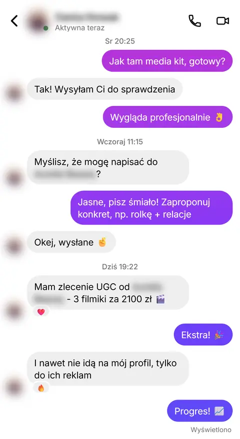 Rozmowa z klientką nr 12