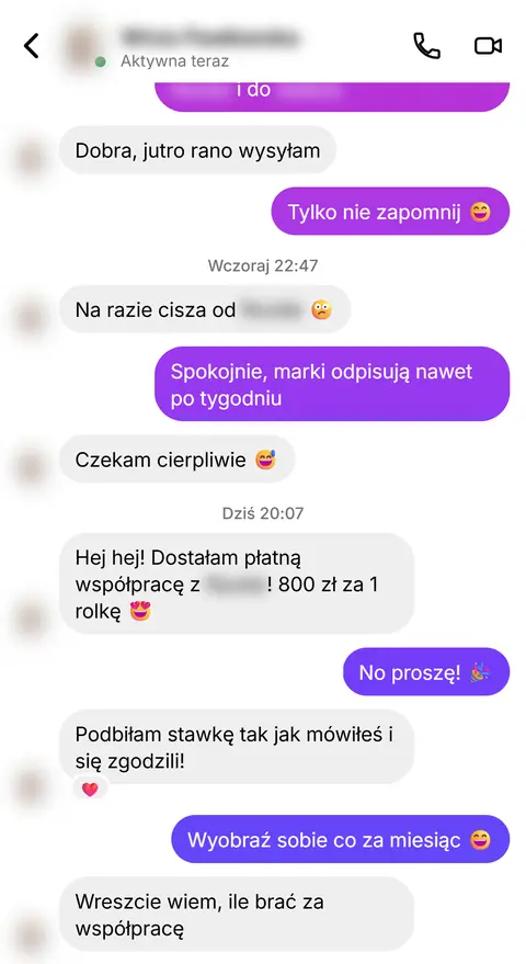 Rozmowa z klientką nr 13