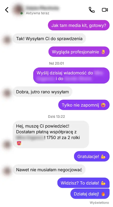 Rozmowa z klientką nr 14