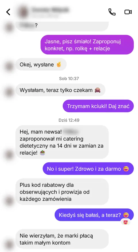 Rozmowa z klientką nr 15