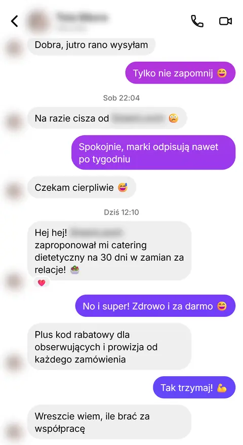 Rozmowa z klientką nr 23