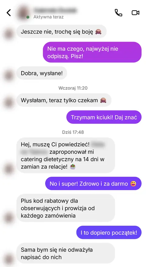 Rozmowa z klientką nr 25