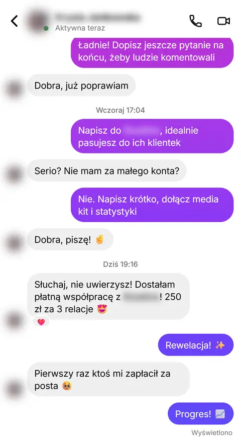 Rozmowa z klientką nr 27