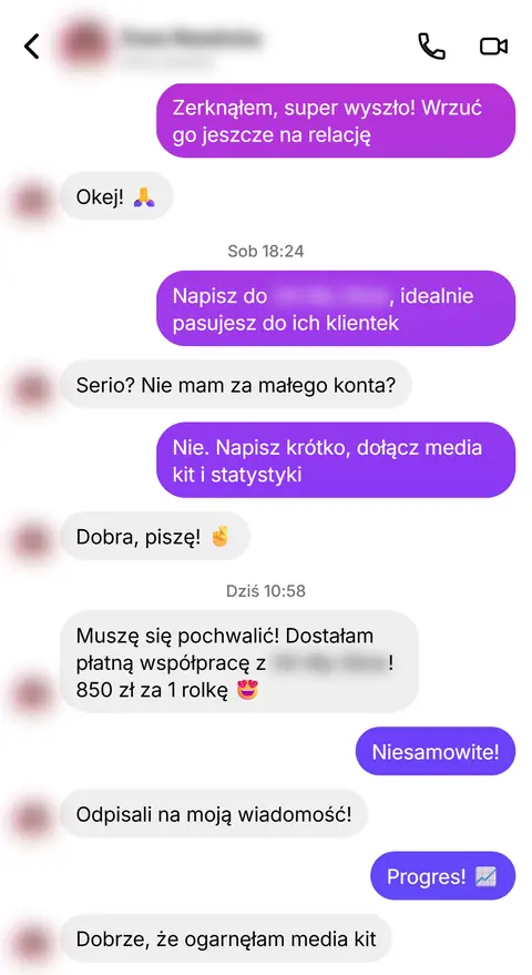 Rozmowa z klientką nr 36
