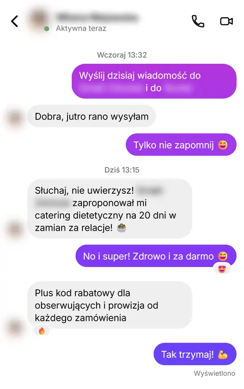 Rozmowa z klientką nr 37