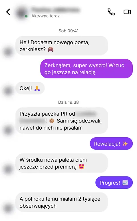 Rozmowa z klientką nr 45