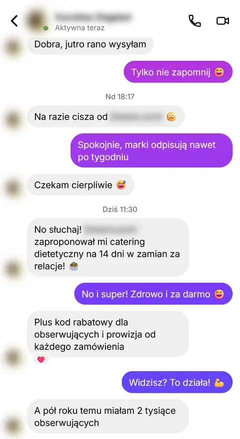 Rozmowa z klientką nr 48
