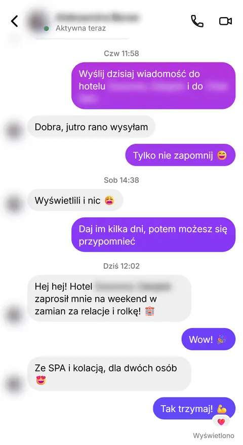 Rozmowa z klientką nr 51