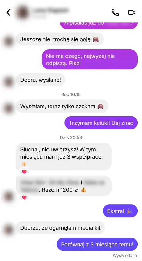 Rozmowa z klientką nr 54