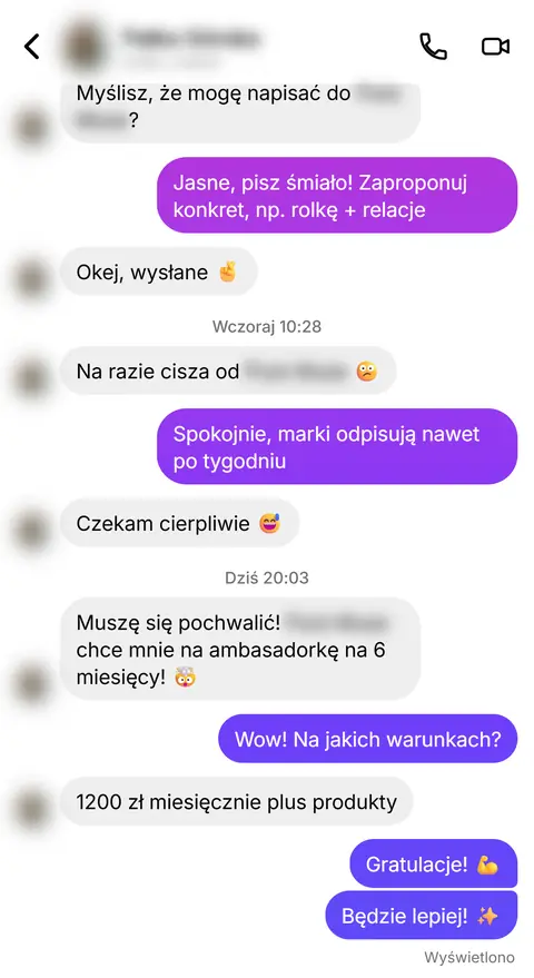Rozmowa z klientką nr 56