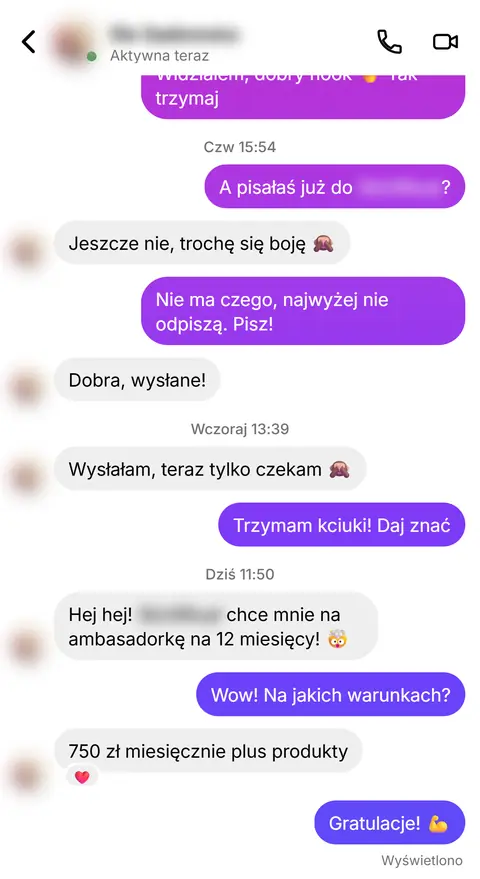 Rozmowa z klientką nr 64