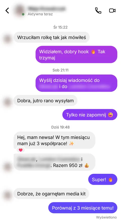 Rozmowa z klientką nr 66