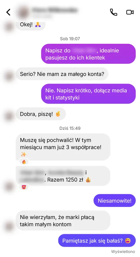 Rozmowa z klientką nr 92