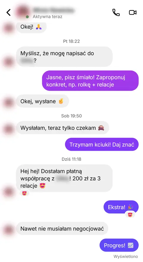 Rozmowa z klientką nr 100